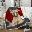 Customs Blanket Whippet Dog Blanket - Fleece Blanket