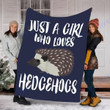 Custom Blanket Hedgehogs Owner Blanket - Fleece Blanket