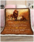 Blanket – Lion – To My Grandson – Love Honey – Blanket