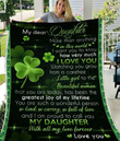 I’M Proud To Call You My Daughter Gifts For Daughter Fleece Blanket
