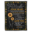 To My Granddaughter I Love You For The Rest Of Mine Fleece Blanket