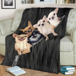 Funny Chihuahua Dog Lover Gifts Fleece Blanket