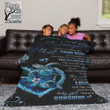 (Xh65) Customizable Turtle Blanket - To My Daughter - Love You