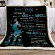(Xh15) Customizable Family Blanket - Husband To Wife - Happiness In My Life