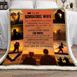 (Xh8) Family Blanket - Husband To Wife - You Are Braver