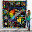 Autism In A World Full Of Roses Be A Sunflower Sofa Throw Blanket 