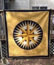 Mariners Compass Clm020725 Quilt Blanket