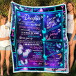 To My Daughter. Butterfly Sofa Throw Blanket 