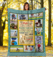 Valentine'S Day Blanket Gifts For Her To My Wife Walk By Your Side Cozy Fleece Blanket, Sherpa Blanket