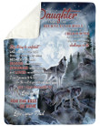 Birthday Gift For Daughter From Dad Love You For The Rest Sherpa Blanket