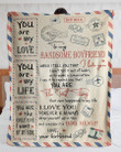 You Are The Best Thing Girlfriend Gift For Boyfriend Fleece Blanket Sherpa Blanket