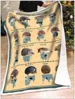 Fleece Blanket Hedgehog Hedgehogs Of The World