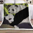 Panda Sherpa Fleece Blanket Rrpb