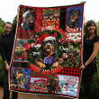 Christmas Rottweiler Sherpa Fleece Blanket Rrmg
