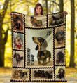 
	Dog Blanket Dachshund Stamp Dachshund Doxie Weiner Dog Fleece Blanket