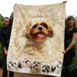 Shih Tzu Xa1801730Cl Fleece Blanket