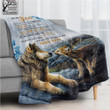 You'Ll Always Be My Baby Boy Dad To Son Fleece Sherpa Blanket