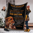 Tiger To My Daughter Yw1201545Cl Fleece Blanket