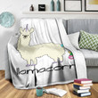 Funny Llama Unicorn Xa1301129Cl Fleece Blanket