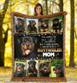 Rottweiler To Be A Rottweiler Mom Yq0901760Cl Fleece Blanket