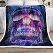 Skull Xa0701760Cl Fleece Blanket