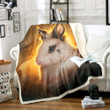 Rabbit Xa0601712Cl Fleece Blanket