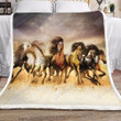 Horse Xa0601482Cl Fleece Blanket
