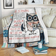 Owl Life Is Amazing Xa0701430Cl Fleece Blanket