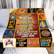 Basketball To My Son Gs-Cl-Ml2910 Fleece Blanket