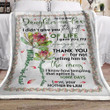 To My Dear Daughter In Law Protea Flower Am3012756Cl Fleece Blanket