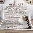 Family To My Man Love Your Wifey Am3012050Cl Fleece Blanket