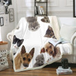 Cat And Dog Sherpa Fleece Blanket Kosz