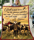 Holstein Cattle Gs-Cl-Dt3103 Fleece Blanket
