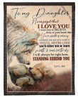 Stading Behind You To Daughter Th3012465Cl Fleece Blanket