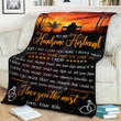 Valentine'S Day To My Handsome Husband When I Say I Love You More Gs-Cl-Dt1301 Fleece Blanket