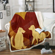 Valentine Good Dog Gs-Nt1501 Fleece Blanket