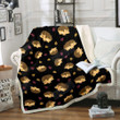 Cute Hedgehog Gs-Kl1301 Fleece Blanket