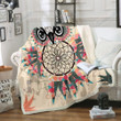 Dreamcatcher With Owl 7 Gs-Nt3001 Fleece Blanket