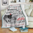 To My Gorgeous Wife The Best Decision Gs-Cl-Ml0603 Fleece Blanket