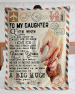 Love Letter To Daughter Vt2409027Cl Fleece Blanket