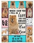 Chow Chow When I Saw You I Fell In Love Kl1609021Cl Fleece Blanket