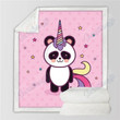 Panda Unicorn Xa1802491Cl Fleece Blanket