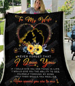 To My Wife How Special You Are To Me Gs-Cl-Kc0907 Fleece Blanket