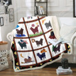 Cute Dog 08 Gs-Ld0909 Fleece Blanket
