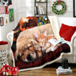 Dog And Cat Xa0602050Cl Fleece Blanket