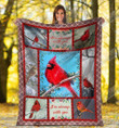 I'M Always With You Red Cardinal Bird Gs-Cl-Ld0106 Fleece Blanket
