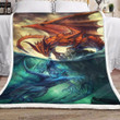 Dragon Ice And Fire Gs-Dz1205Hn Fleece Blanket