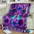 Sunset Butterfly Gs-Cl-Nt1401 Fleece Blanket