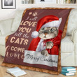 Cat Christmas I Will Love You Till The Cats Come Home Xa2601644Cl Fleece Blanket