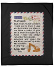 Trucker'S Girlfriend Premium Fleece Blanket Personalized Gift